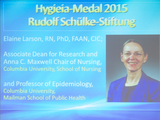 Hygieia Medal 2015 - Elaine Larson